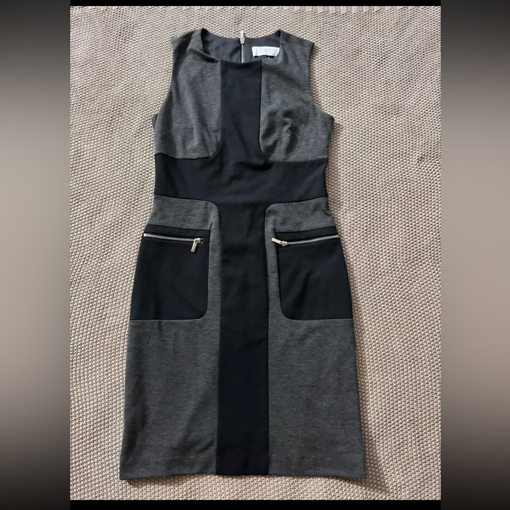 Christin Michaels‎ Women’s Black & Gray Dress Size 6